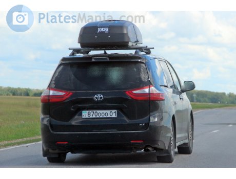 870 OOO 01, Toyota Sienna