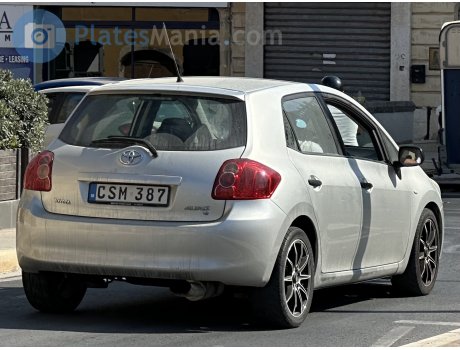 CSM 387, Toyota Auris