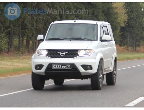 0333 мм 18, UAZ 3163 Patriot