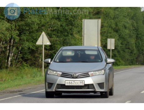 н667сс68, Toyota Corolla