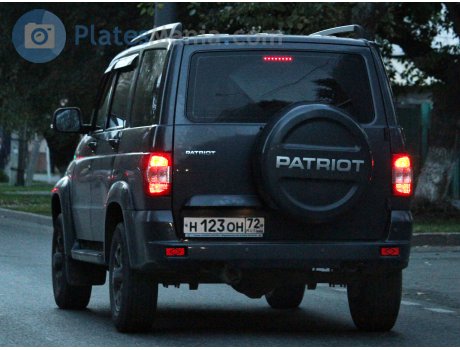 н123он72, UAZ 3163 Patriot