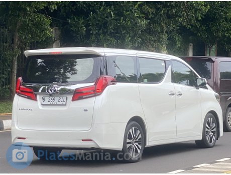 B 269 BIL, Toyota Alphard