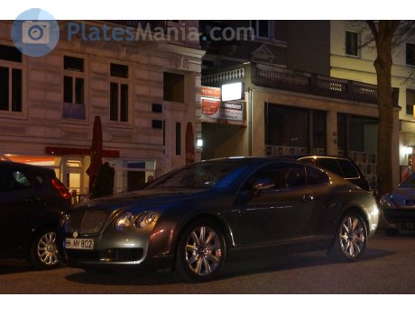 HH NY 802, Bentley Continental