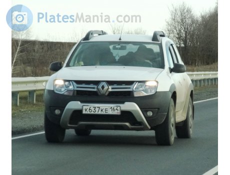 к637ке164, Renault Duster