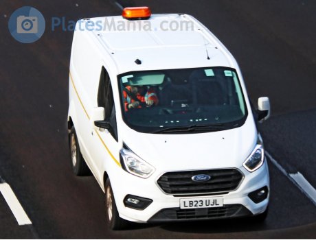 LB23 UJL, Ford Transit Custom