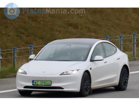 WZ 398GU, Tesla Model 3