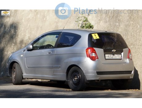 у652со797, Chevrolet Aveo