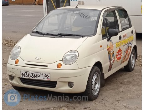 м363мр136, Daewoo Matiz