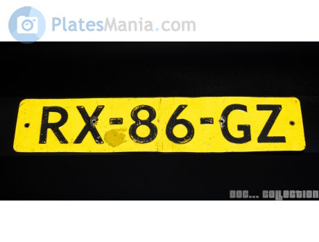 RX-86-GZ, License plate without vehicle