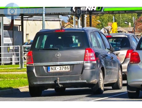 NX-3786, Opel Zafira