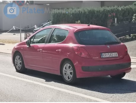 KR 543-LK, Peugeot 207