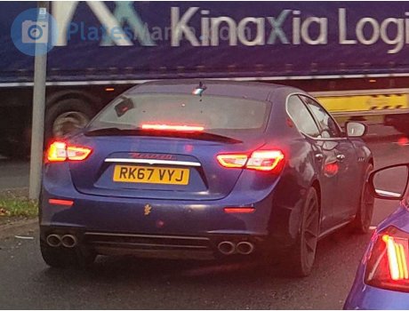 RK67 VYJ, Maserati Ghibli