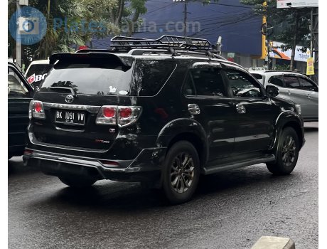 BK 1091 VW, Toyota Fortuner