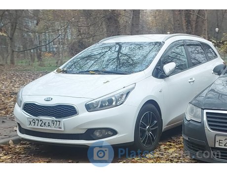 х972ка977, Kia Ceed