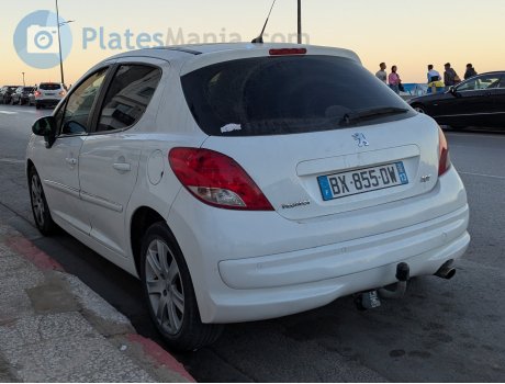BX-855-DW, Peugeot 207