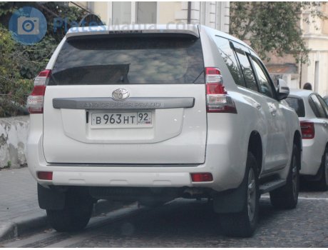 в963нт92, Toyota Land Cruiser Prado