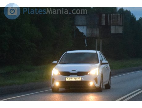 с396ем68, Kia Rio