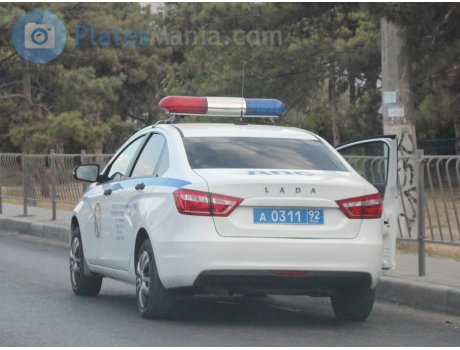 а 0311 92, Lada (VAZ) Vesta