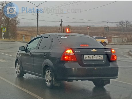 н163не190, Chevrolet Aveo