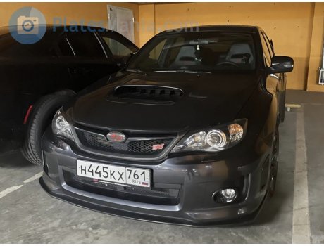 н445кх761, Subaru Impreza WRX STi