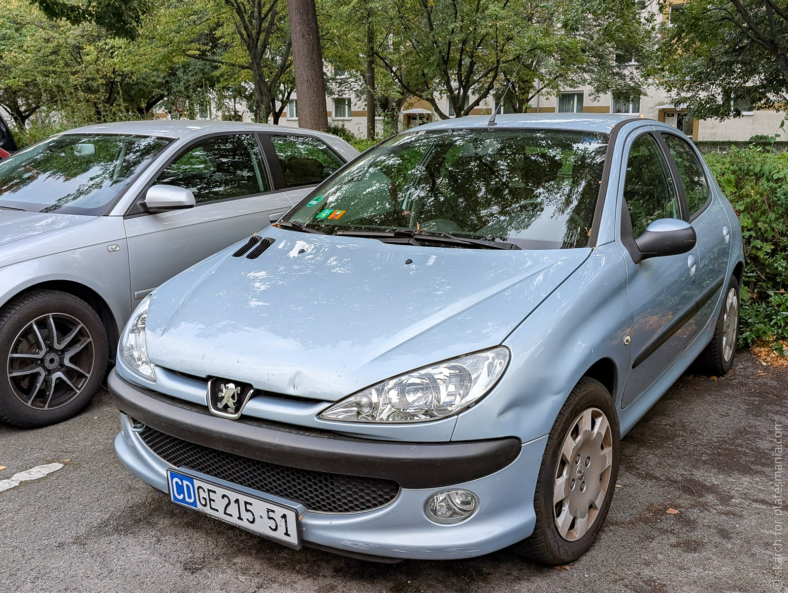 CD GE 215-51, Peugeot 206 1st gen 5-door Hatch (T11), 1998–2009 (–2012 for IR-market)