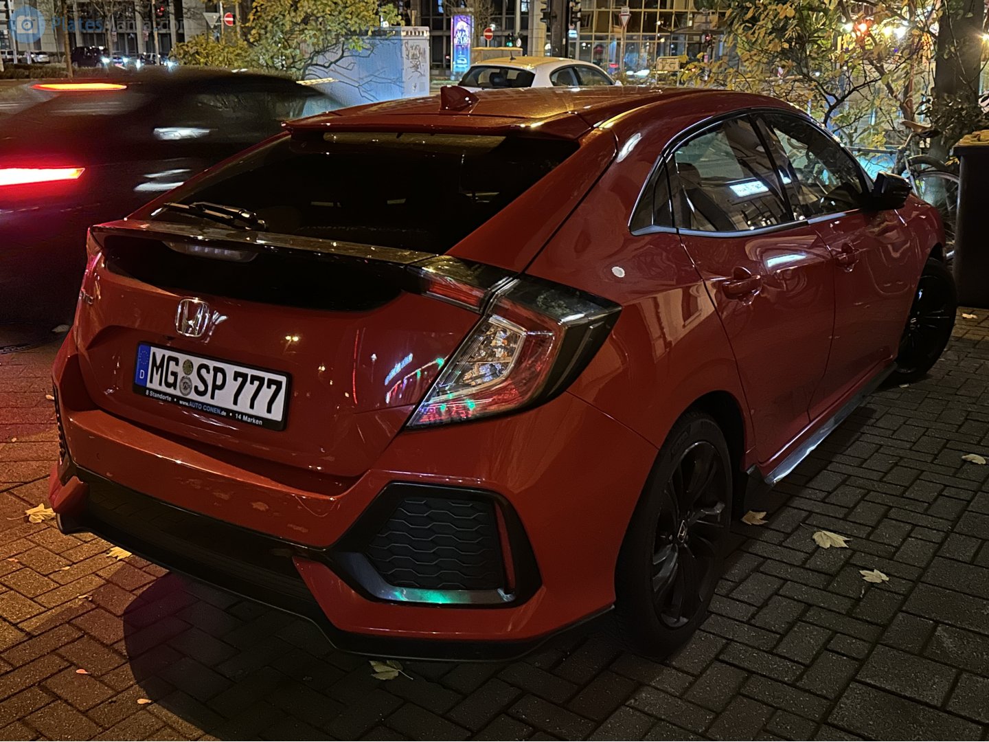 MG SP 777, Honda Civic 10th gen Hatch (FK), 2016–2022