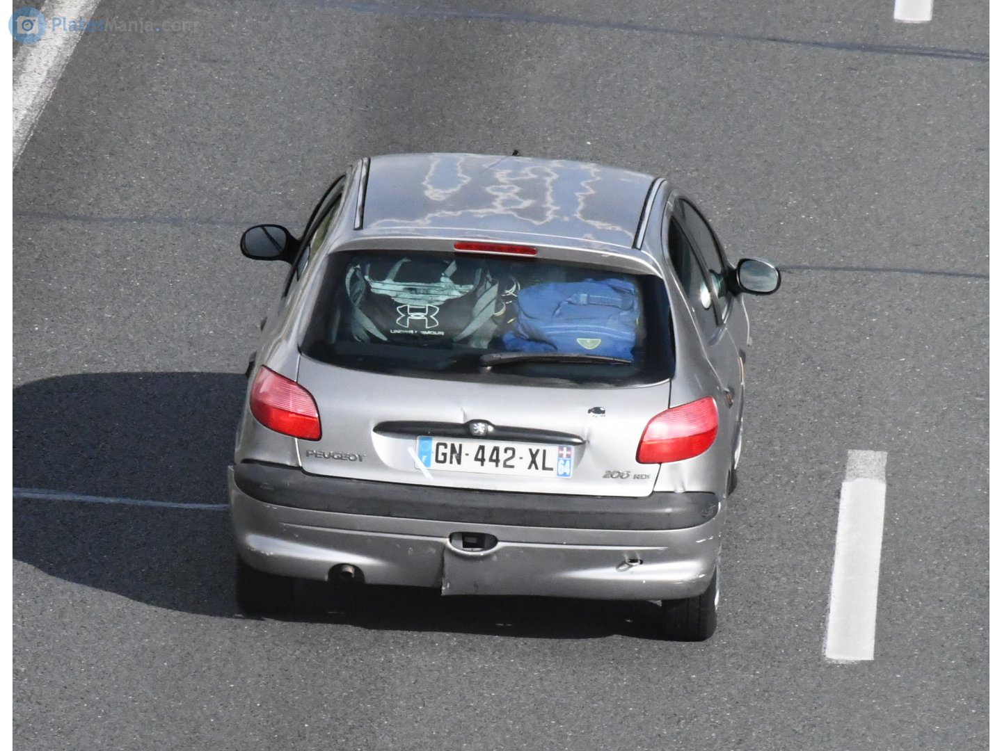 GN-442-XL, Peugeot 206 1st gen 5-door Hatch (T11), 1998–2009 (–2012 for IR-market)