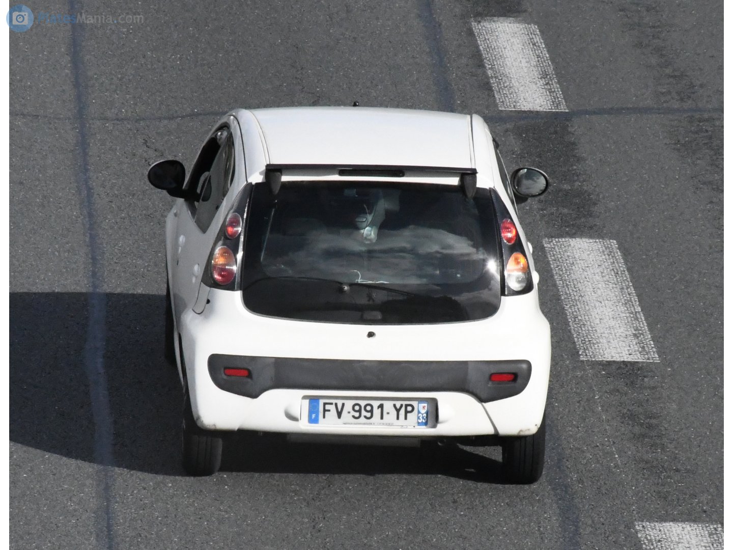 FV-991-YP, Peugeot 107 1st gen 5-door Hatch (B0), 2005–2014