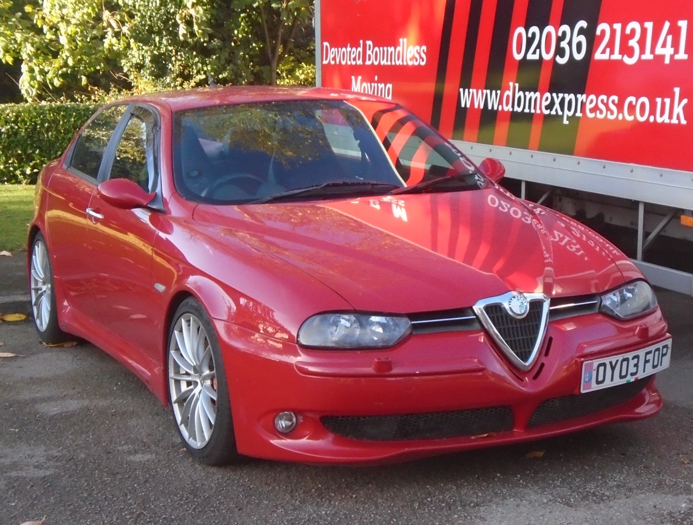 OY03FOP, Alfa Romeo 156 1st gen GTA Sedan (932A), 2002–2005
