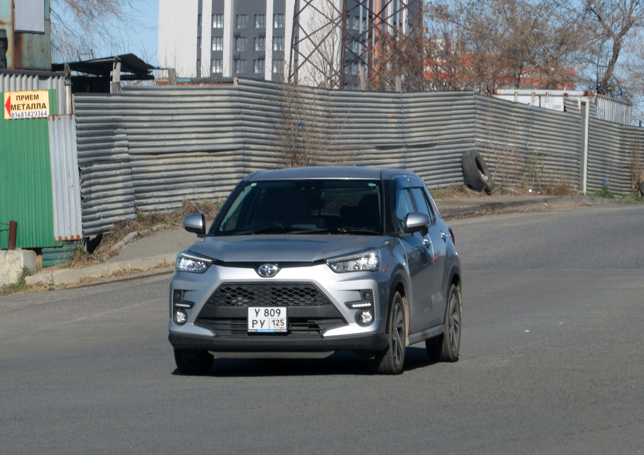 у 809 ру 125, Toyota Raize 1st gen (A200/A210), 2019–