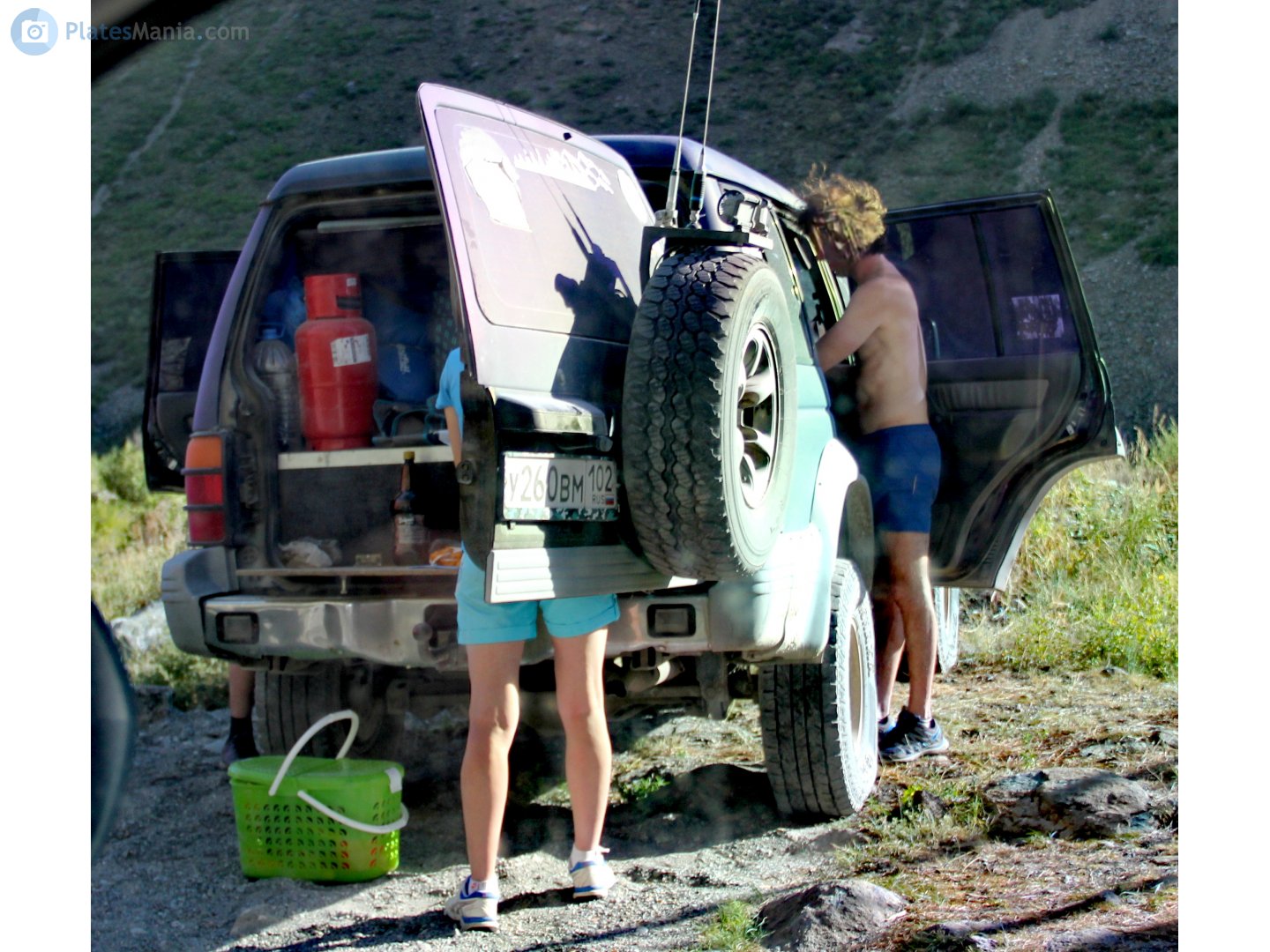 у 260 вм 102, Mitsubishi Pajero 2nd gen 5-door SUV (V40/NH/NJ/NK/NL), 1991–1999 (–2008 for PH-market)