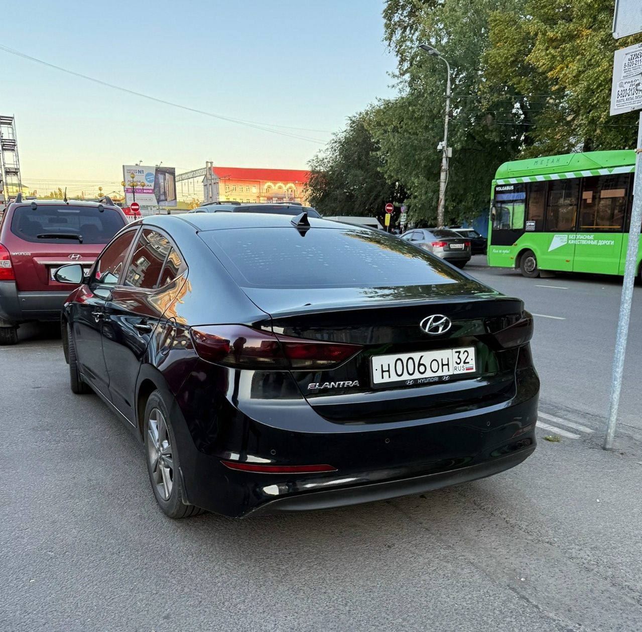 н 006 он 32, Hyundai Elantra 6th gen Sedan (AD), 2015–2018