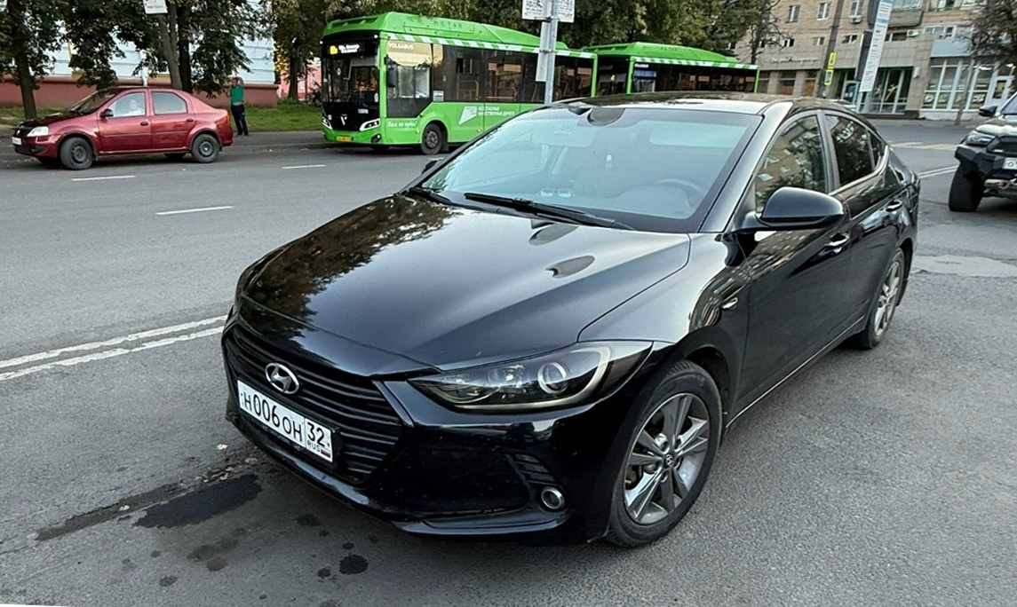 н 006 он 32, Hyundai Elantra 6th gen Sedan (AD), 2015–2018
