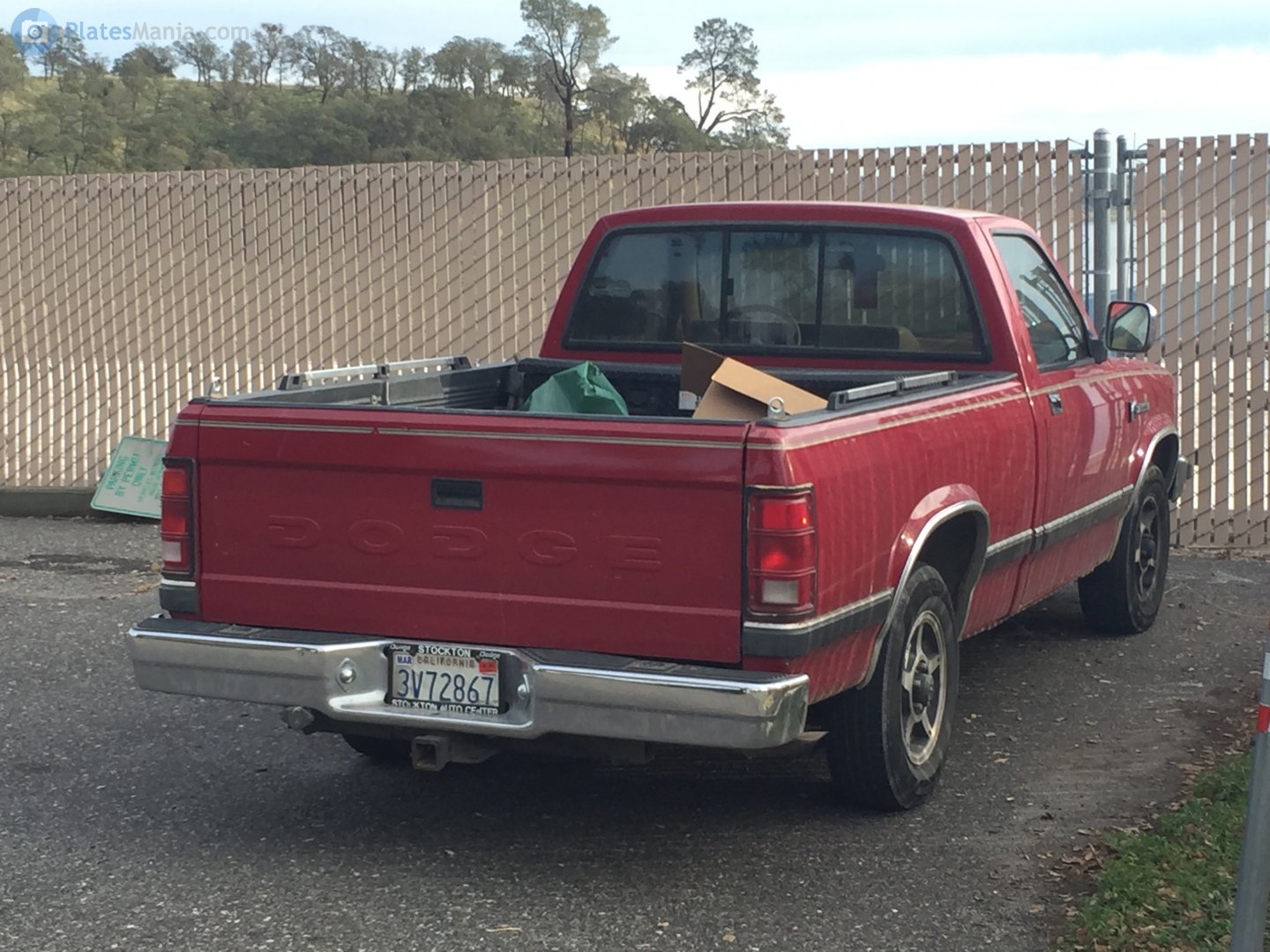 3V72867, Dodge Dakota 1st gen (AN), 1986–1996