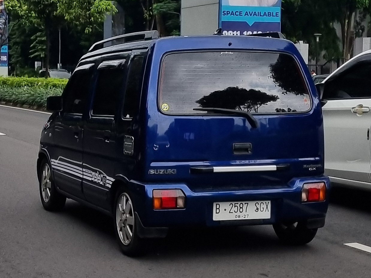 B 2587 SGX, Suzuki Karimun 1st gen (Wagon R rebadge) (SL410R; ID-market), 1999–2006