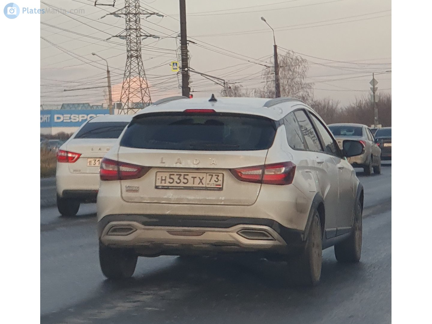 н 535 тх 73, Lada (VAZ) Vesta 