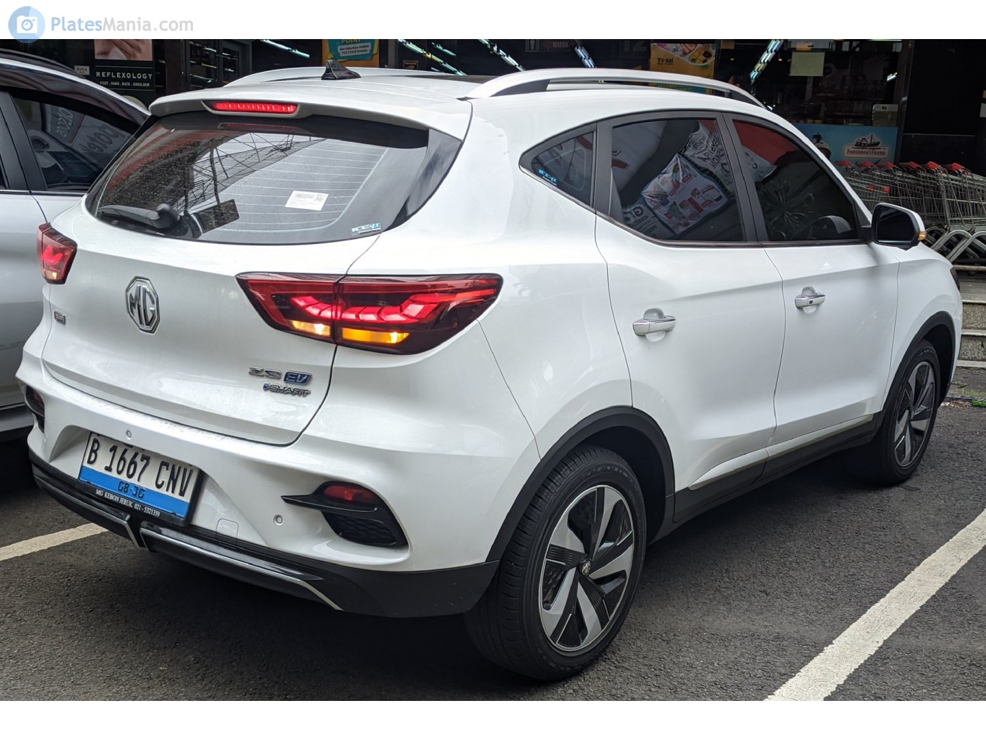 B 1667 CNV, MG ZS SUV 1st gen EV (ZS11), facelift, 2021–