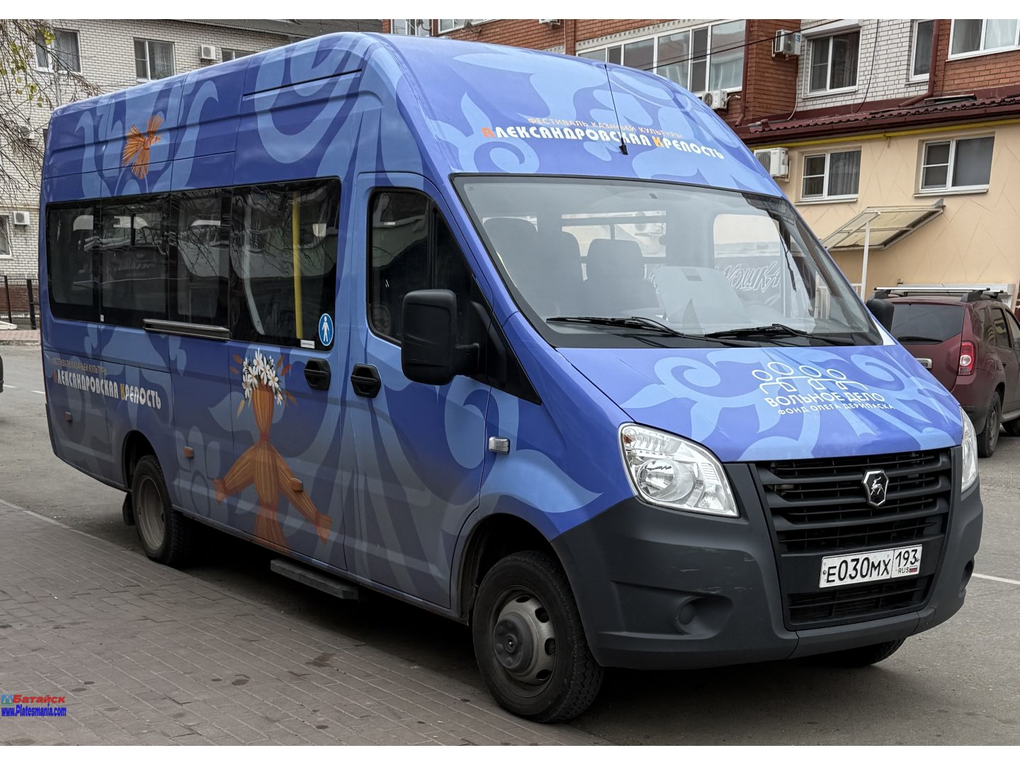 е 030 мх 193, GAZ ГАЗель Next Minibus (A62, A65, A69), 2016–