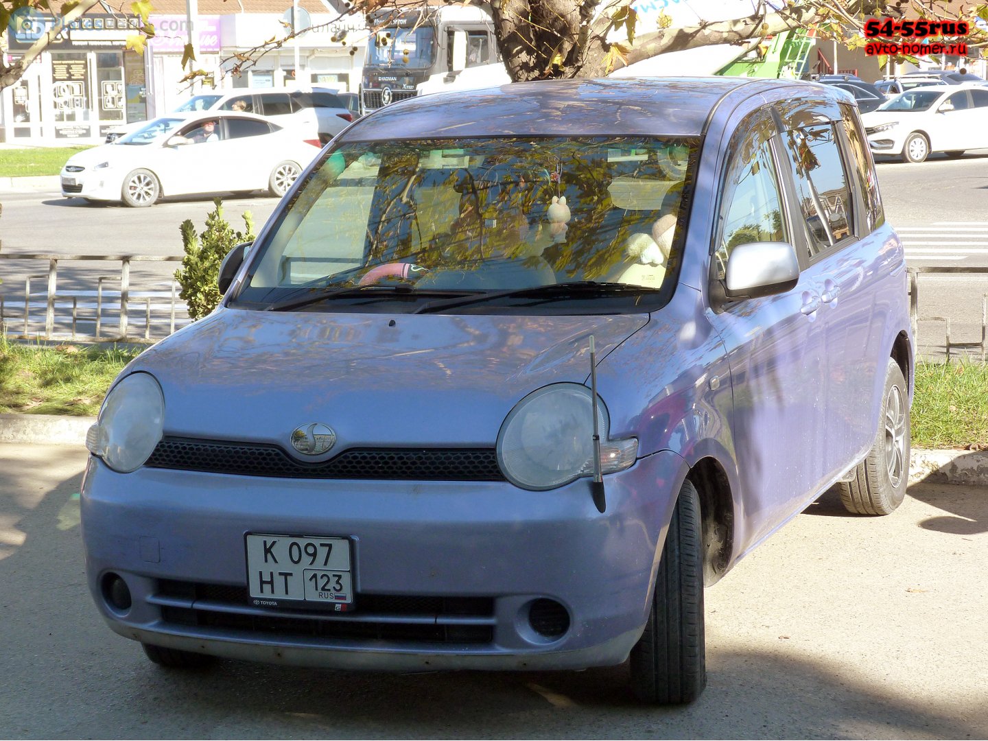 к 097 нт 123, Toyota Sienta 1st gen (XP80), 2003–2015