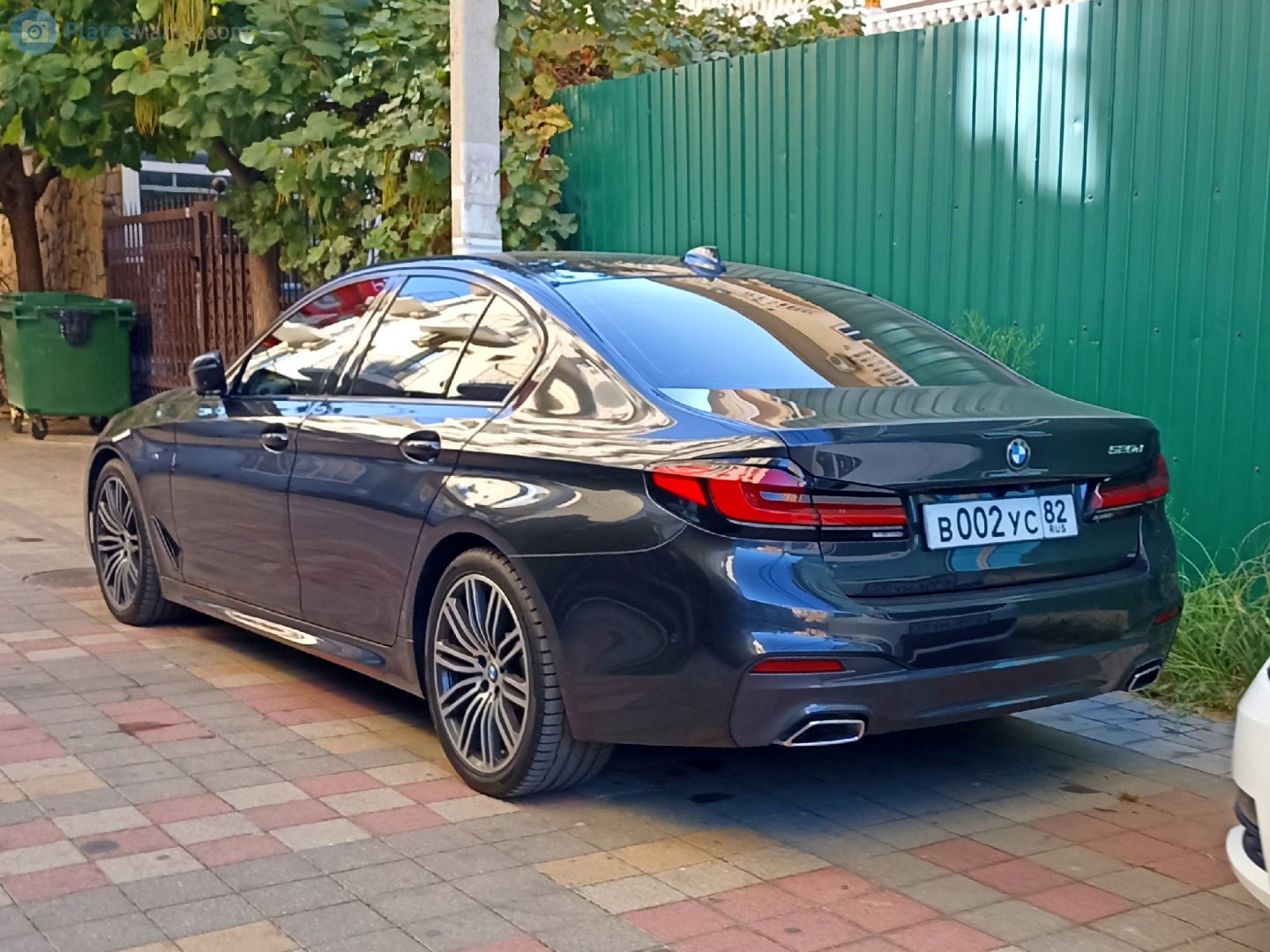 в 002 ус 82, BMW 5 Series 7th gen Sedan (G30/G38), facelift, 2020–2023