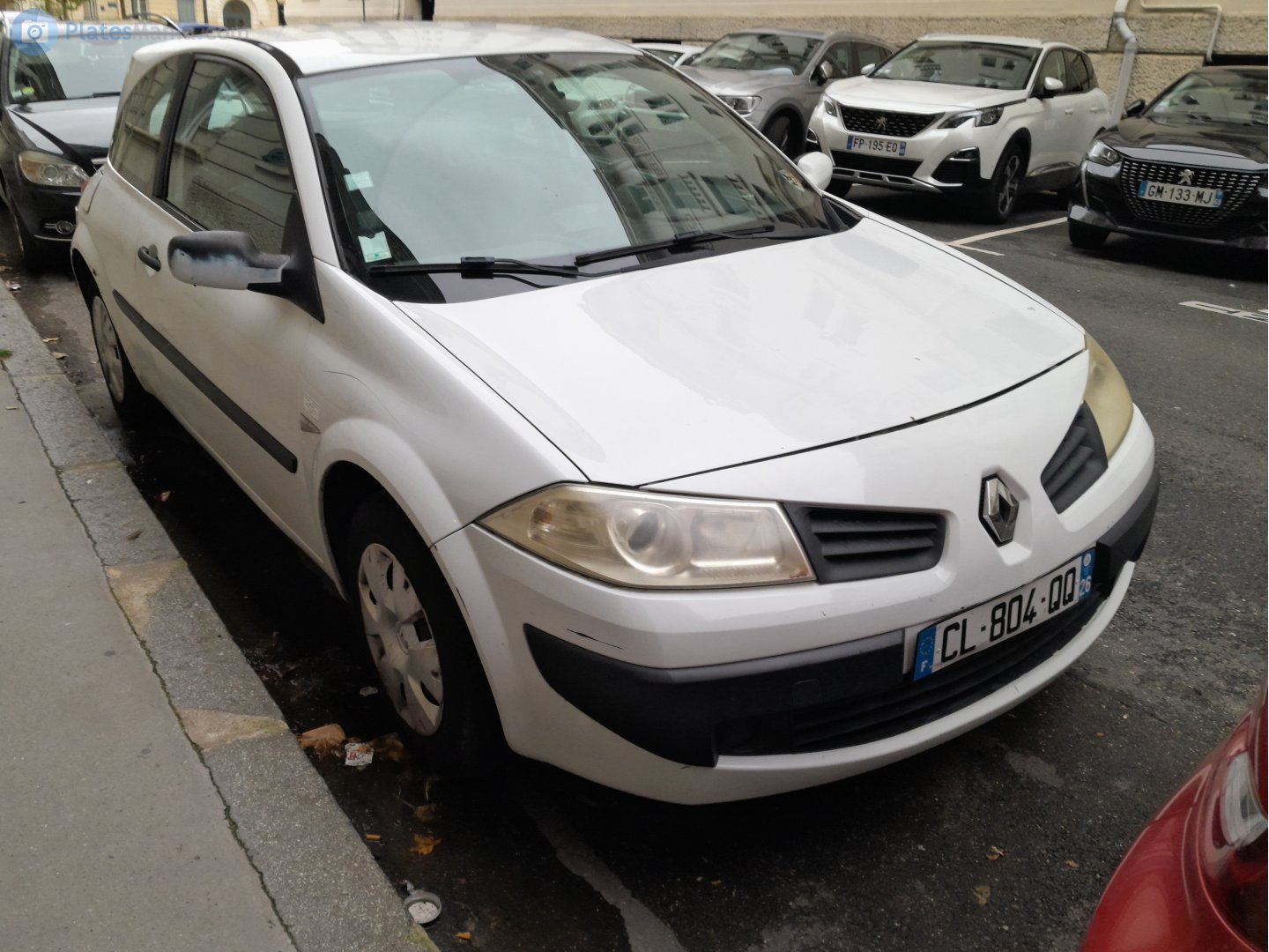 CL-804-QQ, Renault Mégane 2nd gen Coupé 3-door Hatch (C84), 2002–2009