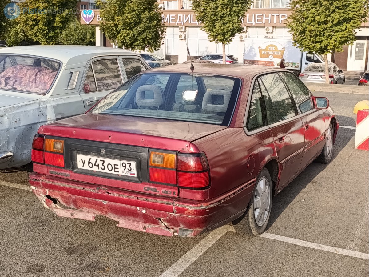 у 643 ое 93, Opel Senator 2nd gen (B), 1987–1993