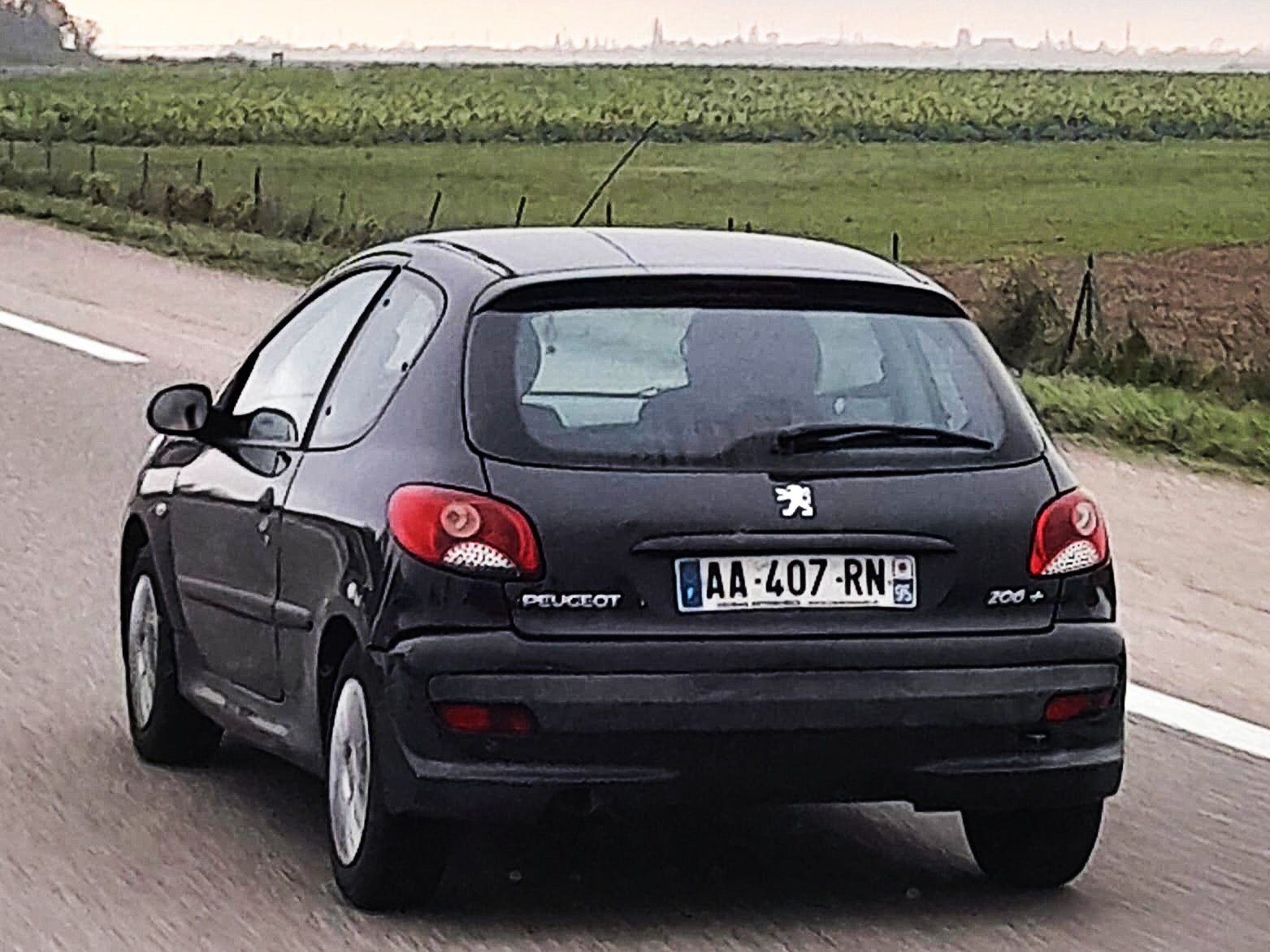 AA-407-RN, Peugeot 206 1st gen 206+ 3-door Hatch (2L), facelift, 2009–2012