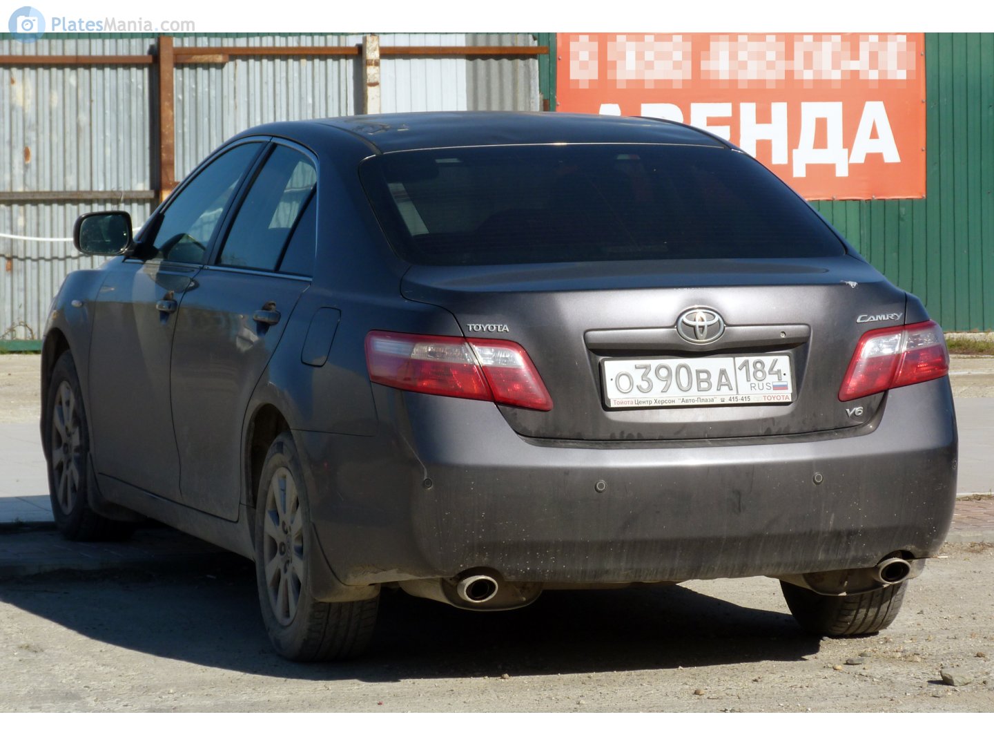 о 390 ва 184, Toyota Camry 6th gen (XV40; Global-market), 2006–2011