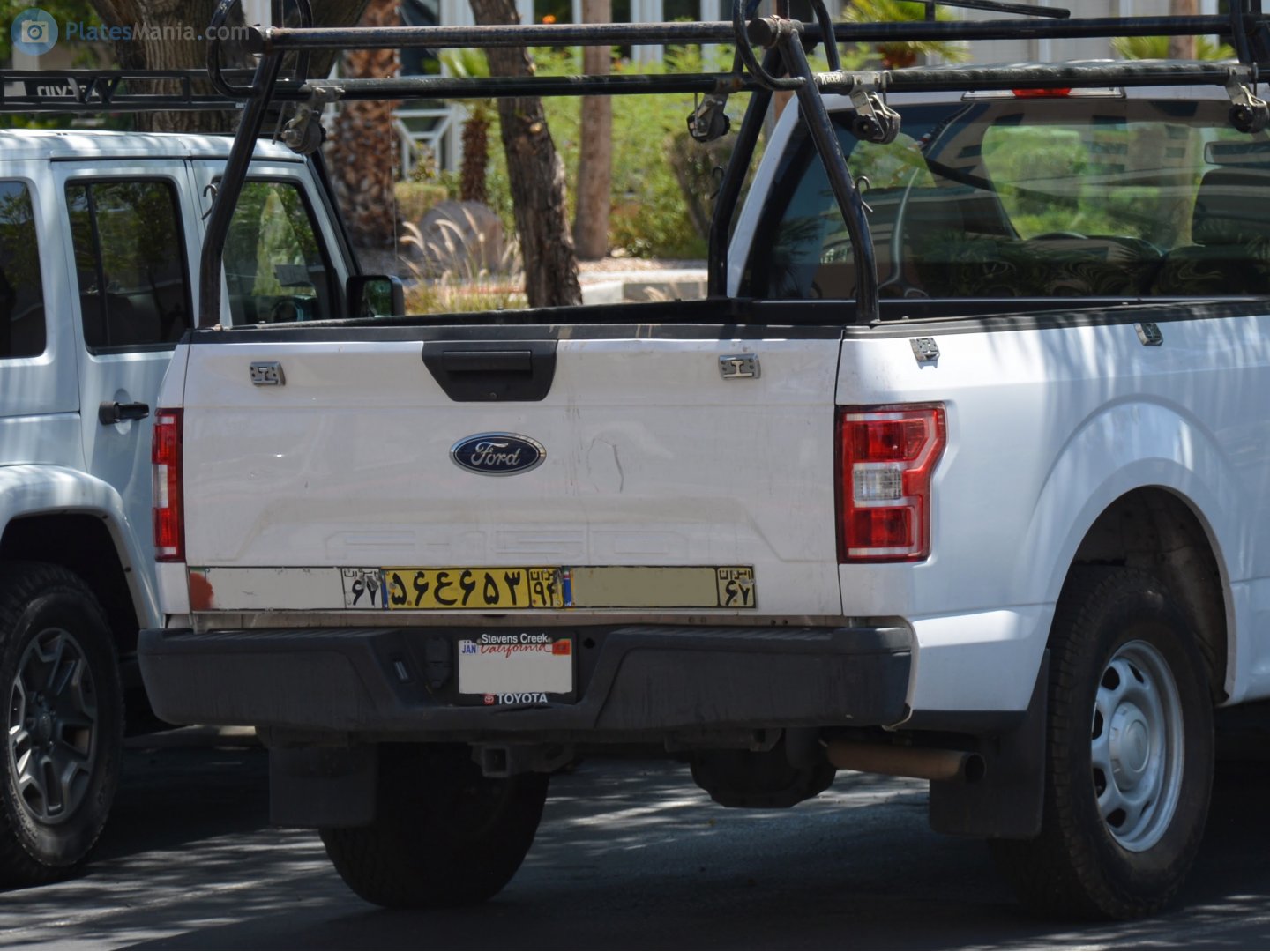 ۵۶ع۶۵۳ ۹۴, License plate without vehicle 