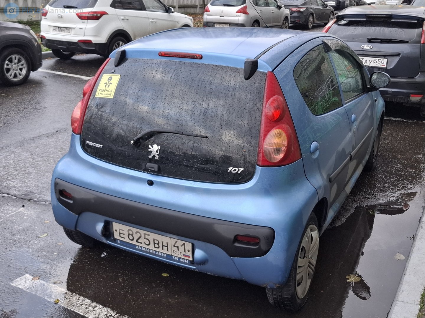 е 825 вн 41, Peugeot 107 1st gen 5-door Hatch (B0), 2005–2014