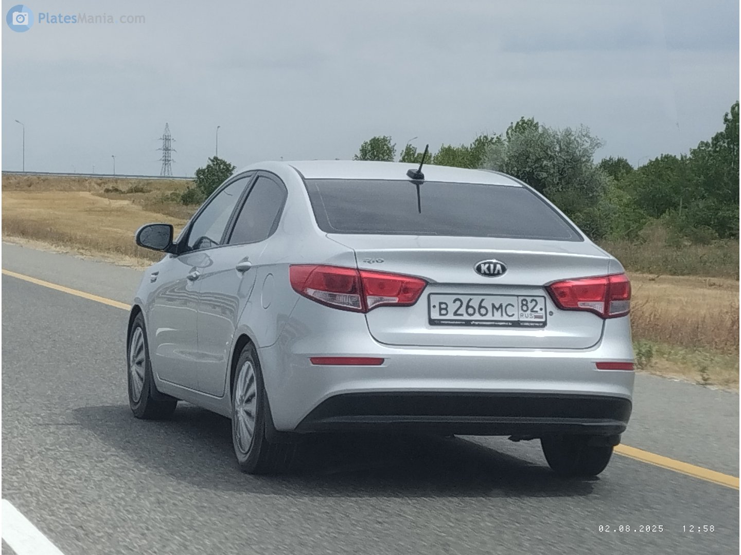 в 266 мс 82, Kia Rio 