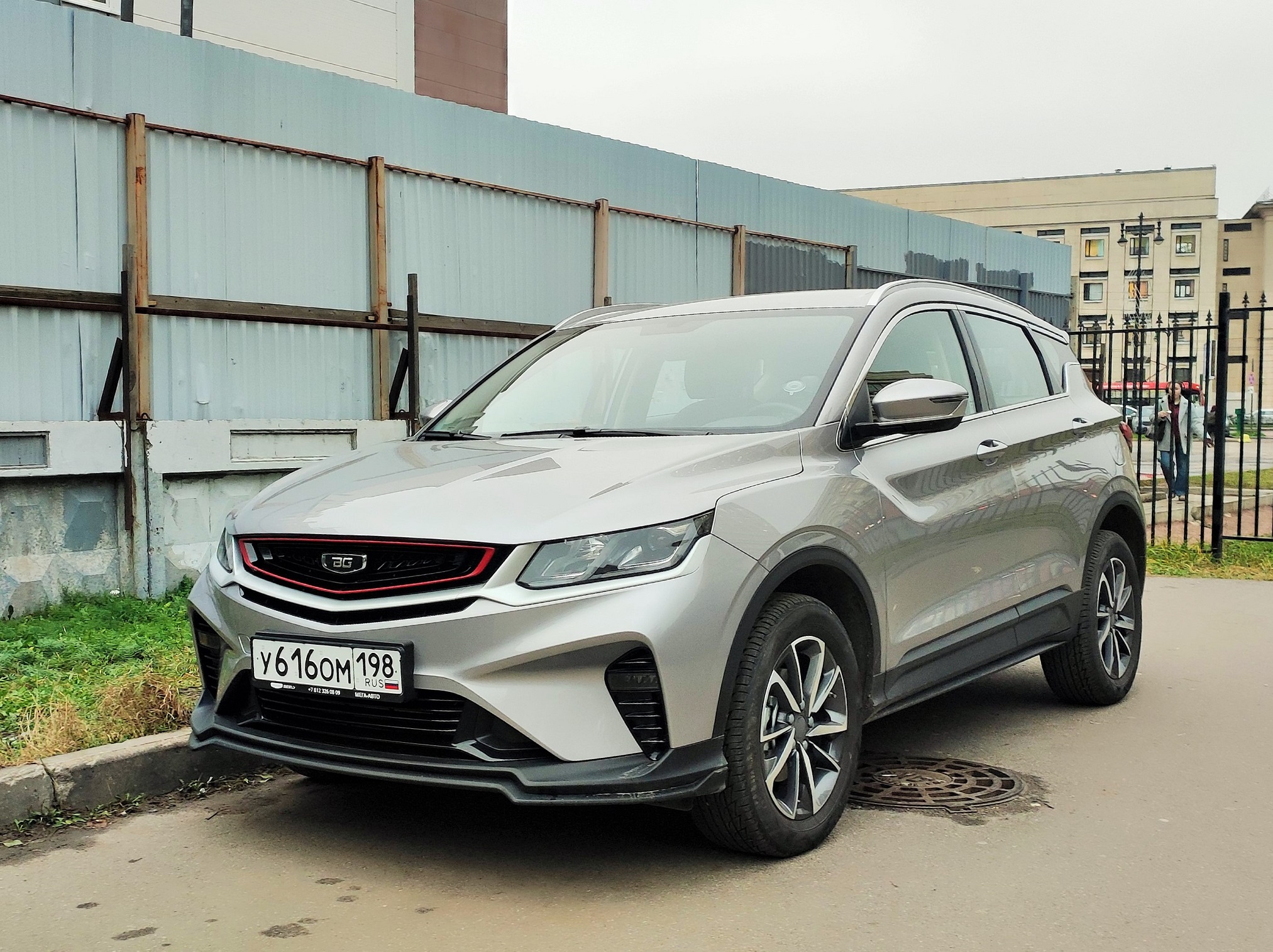 у 616 ом 198, Geely Coolray 1st gen (SX11), facelift, 2023–