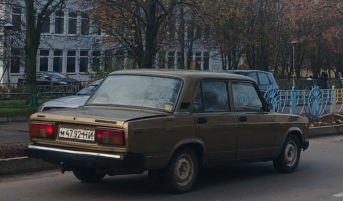 м 4792 НИ, ВАЗ (Lada) 2107 Жигули (Nova / Riva / Signet / 1500), 1982–2014