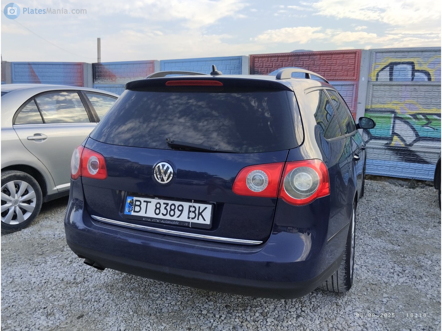 BT 8389 BK, Volkswagen Passat 6th gen Variant (B6; 3C), 2005–2010